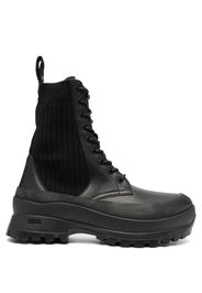 Stella McCartney Trace lace-up combat boots - Black