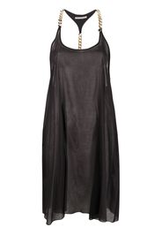 Stella McCartney scoop-neck knee-length dress - Black