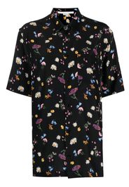 Stella McCartney floral-print silk shirt - Black