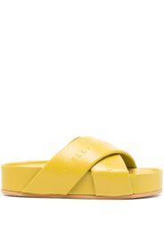 Stella McCartney Signature logo slides - Yellow