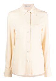 Stella McCartney pointed-collar button-up shirt - Neutrals