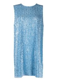 Stine Goya Isha sequin-embellished tunic top - Blue