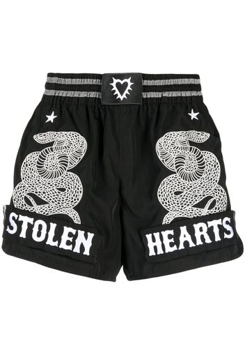 Stolen Girlfriends Club Snake Charmer shorts - Black