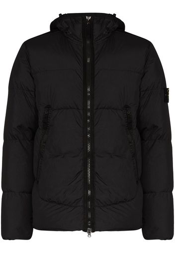 Stone Island Compass quilted puffer jacket - Black