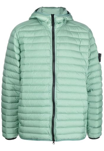 STONE ISLAND Compass-patch puffer jacket - Green