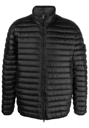 Stone Island Compass-patch padded jacket - Black