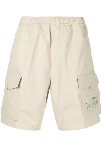 Stone Island cotton cargo shorts - Neutrals