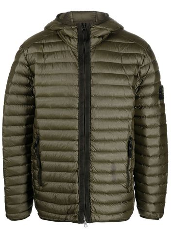 Stone Island Compass-patch padded jacket - Green