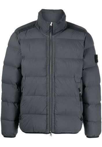 Stone Island Compass-patch padded down jacket - Grey