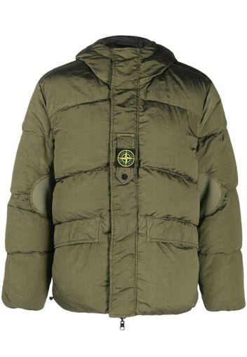 Stone Island hooded reversible puffer jacket - Green