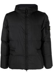 Stone Island Compass-patch puffer jacket - Black