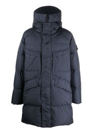 Stone Island Compass-motif down jacket - Black