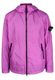 Stone Island Compass-patch lightweight jacket - Purple