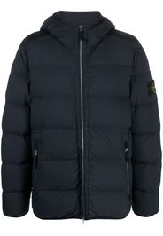 Stone Island Seamless Tunnel Down-TC hooded jacket - Blue