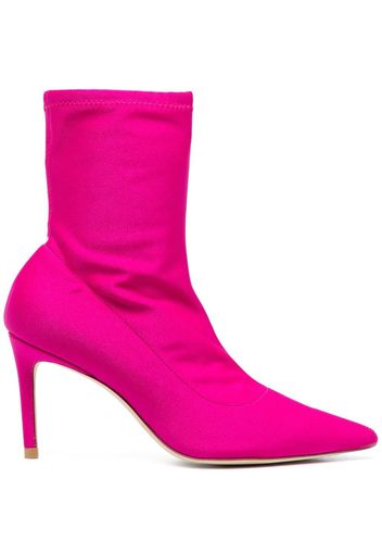 Stuart Weitzman 90mm sock-style boots - Pink