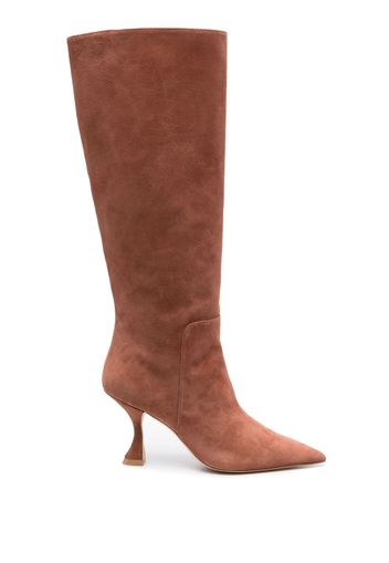 Stuart Weitzman pointed-toe high-heel boots - Brown