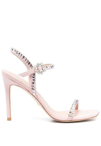 Stuart Weitzman Gemcut 100mm sandal - Pink