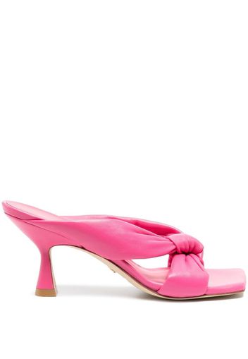 Stuart Weitzman slip-on square-toe sandals - Pink