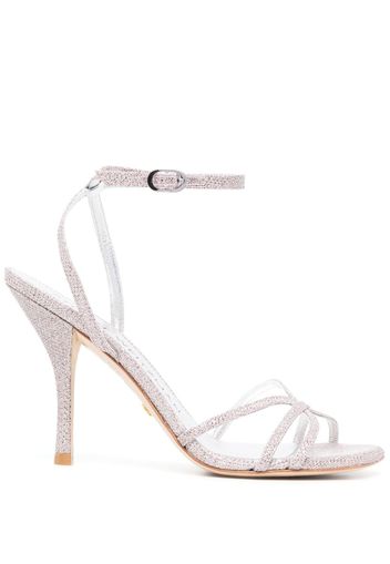 Stuart Weitzman crossover-strap buckle-fastening sandals - Pink