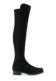 Stuart Weitzman panelled knee boots - Black
