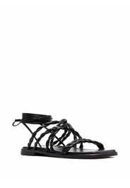 Stuart Weitzman Calypso flat sandals - Black