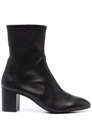 Stuart Weitzman Yuliana 60mm leather ankle boots - Black