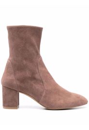 Stuart Weitzman Yuliana 60mm suede ankle boots - Brown