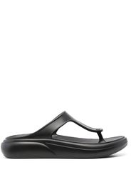 Stuart Weitzman open toe flip flops - Black