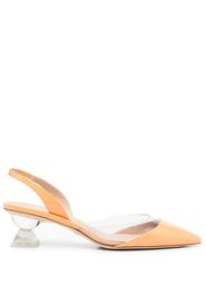 Stuart Weitzman Lucite Sculpt pumps - Orange