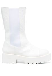 Stuart Weitzman 55mm chunky slip-on boots - White