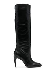 Stuart Weitzman Luxecurve 100mm round-toe boots - Black