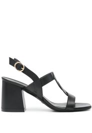 Stuart Weitzman Ibiza 75mm leather sandals - Black
