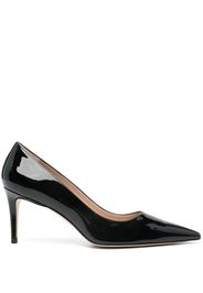 Stuart Weitzman Stuart 75mm leather pumps - Black