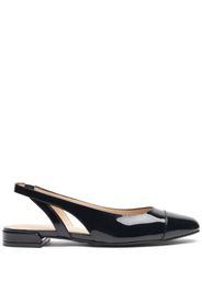 Stuart Weitzman Sleek slingback leather pumps - Black