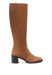 Stuart Weitzman 60mm Esme zip-up boots - Brown