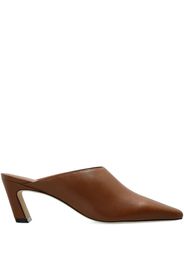 Stuart Weitzman Stassi pointed-toe mules - Brown