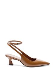 Stuart Weitzman Vinnie 50 squared strap pump - Brown
