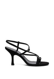 Stuart Weitzman crystal-embellished strappy sandals - Black