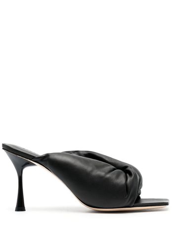 Studio Amelia Croissant 90mm heeled mules - Black