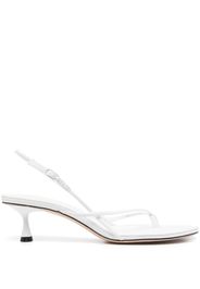 Studio Amelia Amelia 50mm leather sandals - White