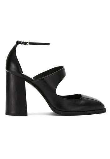 Studio Chofakian leather cut out pumps - Black