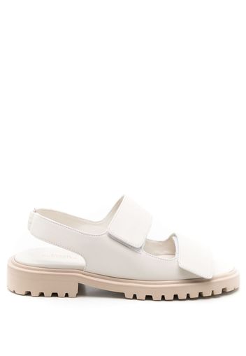 Studio Chofakian Catherine leather sandals - White