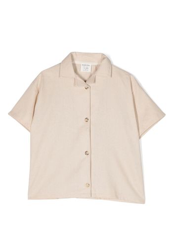 Studio Clay short-sleeve buttoned shirt - Neutrals