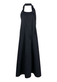 Studio Nicholson open-back flared long dress - Blue