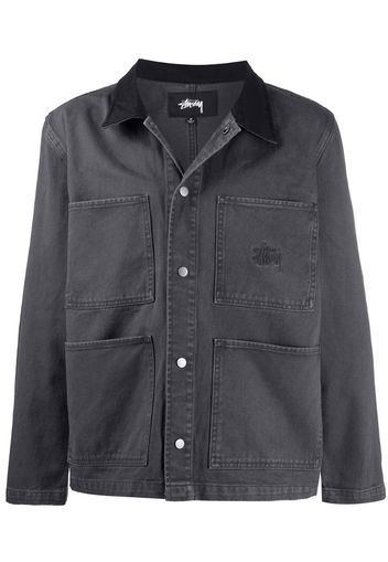 patch-pocket denim jacket