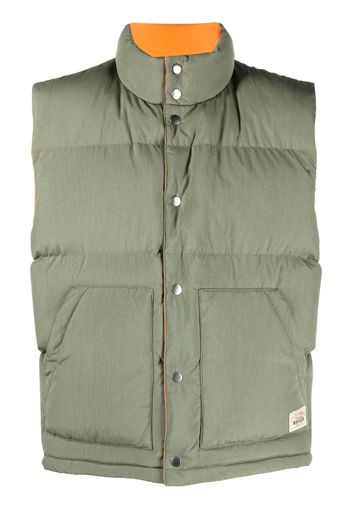 Stüssy high-neck padded gilet - Green