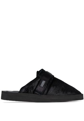 Suicoke Zavo textured slippers - Black