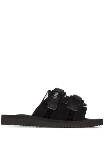 Suicoke Moto touch-strap slides - Black