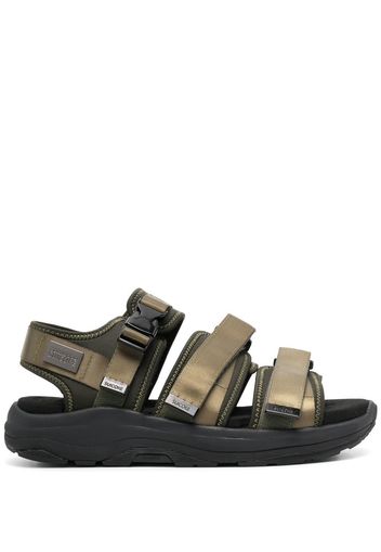 Suicoke triple-strap sandals - Green