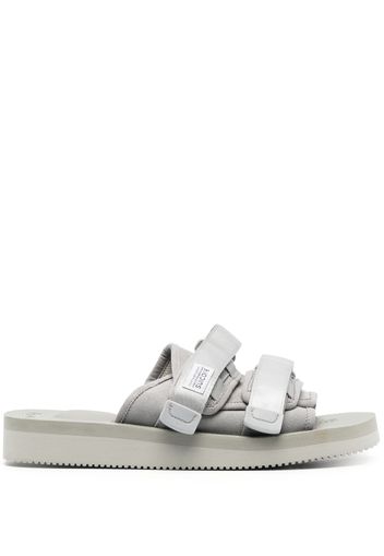 Suicoke Moto-VS touch-strap slides - Grey